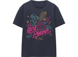 Disney Princess - Maglietta Da Donna TV25684 (Xl) (Blu Navy)
