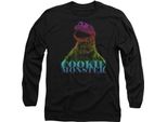 Sesame Street - T-Shirt Unisex Uomo/Donna, Manica Lunga TV28322 (Xl) (Nero)