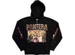 Pantera - Felpa Con Cappuccio Con Zip A Tutta Lunghezza Per Uomo/Donna Unisex RO15242 (S) (Nero)