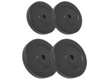 Vidaxl Piastre Di Peso 4 Pezzi 30 Kg Cemento