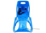 Vidaxl Slitta Con Schienale Blu 102,5X40X23 Cm Polipropilene