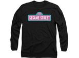Sesame Street - T-Shirt Unisex Uomo/Donna, Manica Lunga TV28277 (Xl) (Nero)