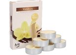 Kotarbau® 6 Confezioni Di Candele Profumate Tea Light Alla Vaniglia Tea Light Profumate Durata Di Combustione 4 Ore