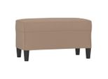 Panca Cappuccino-Marrone 70X35X41 Cm In Pelle Finta
