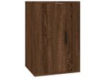 Vidaxl Mobile Tv A Parete Effetto Rovere Marrone 40X34,5X60 Cm