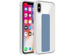 Cadorabo Custodia Protettiva Per Apple Iphone X / Xs Custodia In Blu Custodia Tpu Silicone Cover Funzione Stand