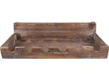 Portabottiglie Clayre & Eef 57X28X14 Cm Legno Marrone