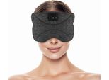 Inf Fascia Per Capelli/Maschera Per Dormire Bluetooth Cuffie Per Dormire Nero