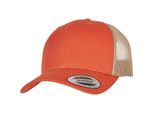 Flexfit Retro Trucker Snapback Cap - Arancio Rustico / Cachi