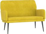 Panca Gialla 108X79X79 Cm In Velluto