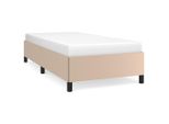 Vidaxl Struttura Letto Cappuccino-Marrone 90X200 Cm In Pelle Finta