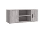 Mobile Tv Grigio Sonoma 100X35X40 Cm Materiale A Base Di Legno