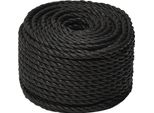 Vidaxl Corda Da Lavoro Nera 12 Mm 500 M In Polipropilene