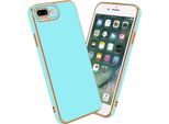 Cadorabo Custodia Per Apple Iphone 7 Plus / 7S Plus / 8 Plus Custodia Protettiva In Turchese Custodia Per Cellulare Custodia Cover Tpu