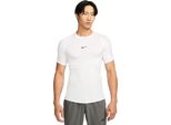 Nike M Np Df Tight Top Ss Bianco Xl