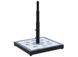 Vidaxl Supporto Per Ombrellone Quadrato Blu E Bianco 12 Kg