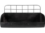 Clayre & Eef Mensola A Muro 38X14X20 Cm In Ferro Nero