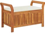 Vidaxl Panca Da Giardino Con Cuscini 91 Cm In Legno Massiccio Di Acacia
