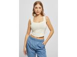Urban Classics - Top Corto Da Donna Con Corpetto Bianco - 3XL