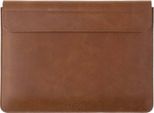 Custodia Fissa In Pelle Oxford Per Macbook Air 13,6" M4 / M3 / M2, Marrone"