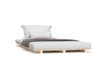 Vidaxl Letto In Legno Massiccio 75X190 Cm Pino
