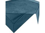 Eurofirany Tovaglia In Velluto 85X85 Cm Blu Scuro