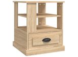 Tavolino In Rovere Sonoma 50X50X60 Cm Materiale A Base Di Legno