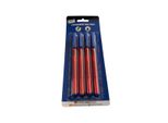 Just Stationery - Penne Da Scrittura 4-Pack SG21281 (Taglia Unica) (Nero/Rosso)