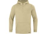 Jako Felpa Con Zip E Cappuccio Pro Casual, Beige,