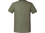 Maglietta Fruit Of The Loom Premium Uomo RW5974 (M) (Verde Oliva Classico)