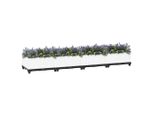 Vidaxl Letto Rialzato 160X40X23 Cm In Polipropilene