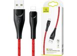 Cavo Intrecciato Usams U41 Lightning 2M 2A Rosso/Rosso Sj394Usb02 (Us-Sj394) Ricarica Rapida