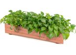Costway Letto Rialzato In Legno, Letto Da Giardino 91,5 X 18 X 16 Cm Per Ortaggi, Frutta, Erbe Aromatiche, Cassetta Per Piante Da Giardino, Prato, Terrazza, Balcone, Non Richiede Montaggio, Marrone