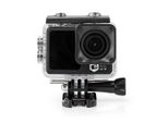 Action Cam | Doppio Schermo | 4K@30Fps | 16 Mpixel | Impermeabile Fino A: 30.0 M | 90 Min | Wi-Fi | App Disponibile Per: Android™ / Ios | Supporti Inclusi | Nero
