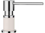Blanco Lato Dispenser Per Detersivi Silgranit Look Bicolore Bianco/Cromo Morbido