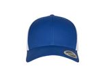 Yupoong Retro Trucker Snapback Cap Royal/Bianco