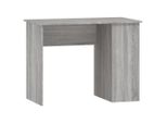 Scrivania Grigia Sonoma 100X55X75 Cm In Materiale Ligneo