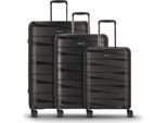 Redolz Carrello Essentials 10 Trolley Set 3 -Pezzi Black Metallic 2 Nero