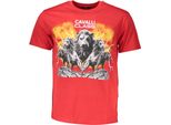Cavalli Class T-Shirt Uomo Tessile Rosso SF21326 - Taglia: Xl