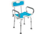 Sgabello Da Doccia Jopassy Sgabello Da Bagno Sedia Da Doccia Regolabile In Altezza Fino A 136 Kg Sedile Da Bagno Con Braccio E Schienale Bracciolo Reversibile