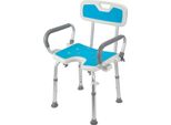 Sgabello Da Doccia Fiqops Sgabello Da Bagno Sedia Da Doccia Regolabile In Altezza Fino A 136 Kg Sedile Da Bagno Antiscivolo Con Braccio E Schienale Bracciolo Reversibile