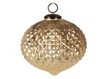 Clayre & Eef Guaina Di Natale Ø 15X15 Cm Vetro Color Oro