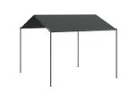 Vidaxl Gazebo Da Giardino Antracite 3X3 M In Acciaio E Tessuto