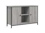 Mobile Tv Grigio Rovere Sonoma 100X35X65 Cm Materiale A Base Di Legno
