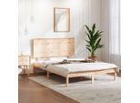 The Living Store Letto In Legno Massiccio Di Pino 140X200 Cm