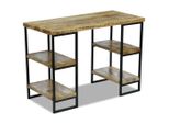 The Living Store Scrivania In Legno Di Mango 110×50×76 Cm