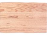 The Living Store Piano Del Tavolo 60X40X(2-4) Cm In Legno Massiccio Trattato Bordo Albero