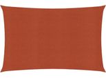 The Living Store Tenda Da Sole 160 G/M² Rosso Terracotta 2X4,5 M Hdpe