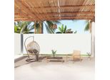 The Living Store Tenda Laterale Estensibile Crema 200X1000 Cm