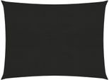 The Living Store Tenda Da Sole 160 G/M² Nero 3X4 M Hdpe